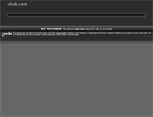 Tablet Screenshot of okak.com